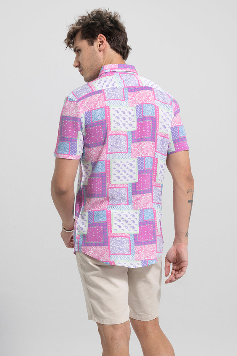 Scottish Bandana Pink Shirt | Relove