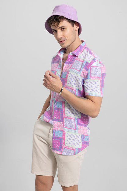 Scottish Bandana Pink Shirt | Relove