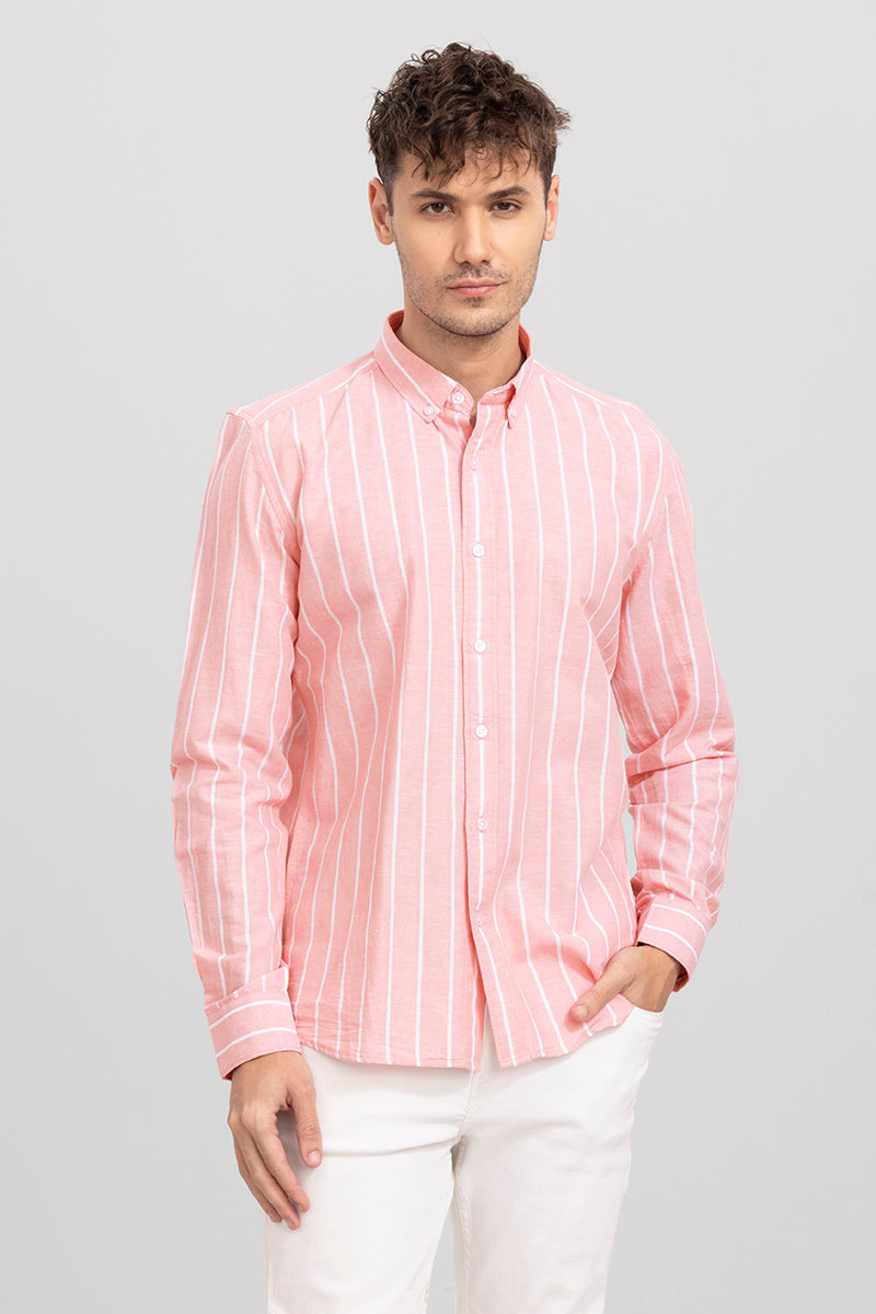 Eensy Stripe Pink Shirt | Relove