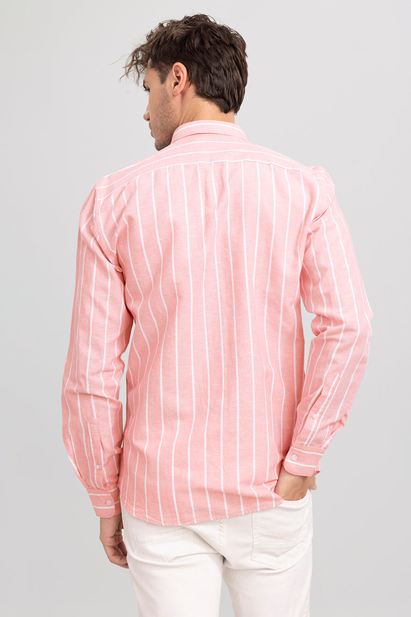 Eensy Stripe Pink Shirt | Relove