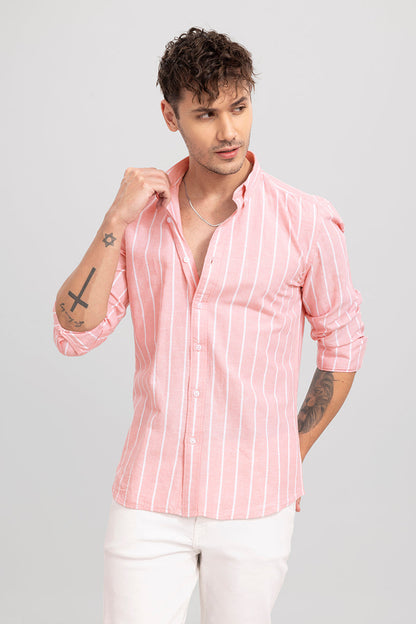 Eensy Stripe Pink Shirt | Relove