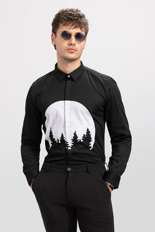 Chinese Forest Black Shirt | Relove