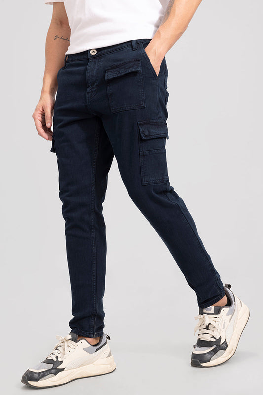 Xavie Blue Cargo Jeans | Relove