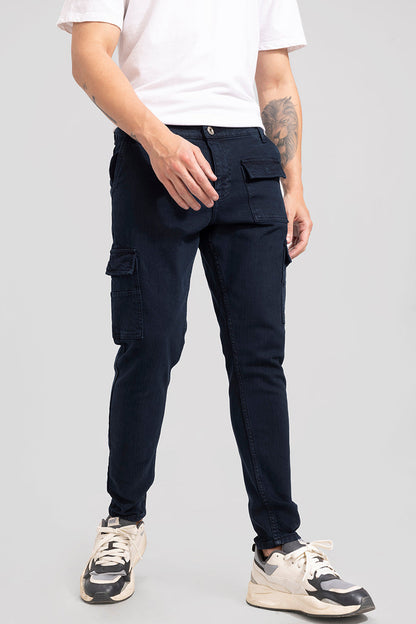 Xavie Blue Cargo Jeans | Relove