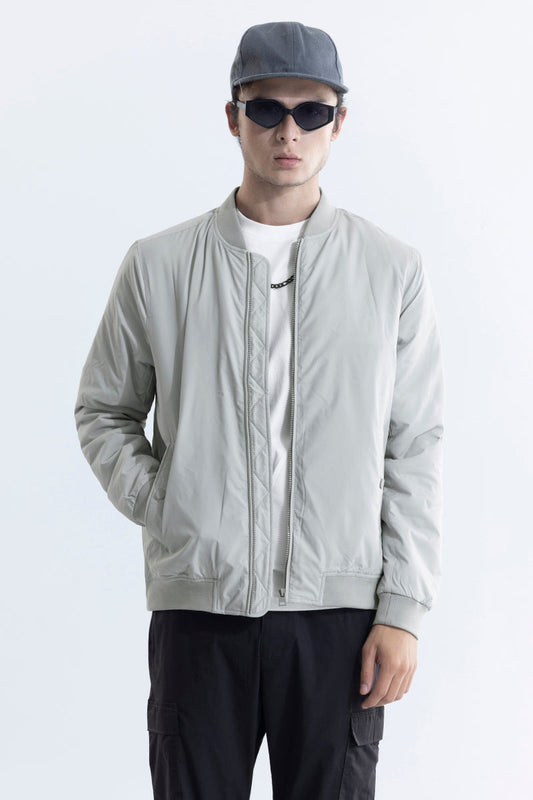 Rimie Grey Bomber Jacket | Relove