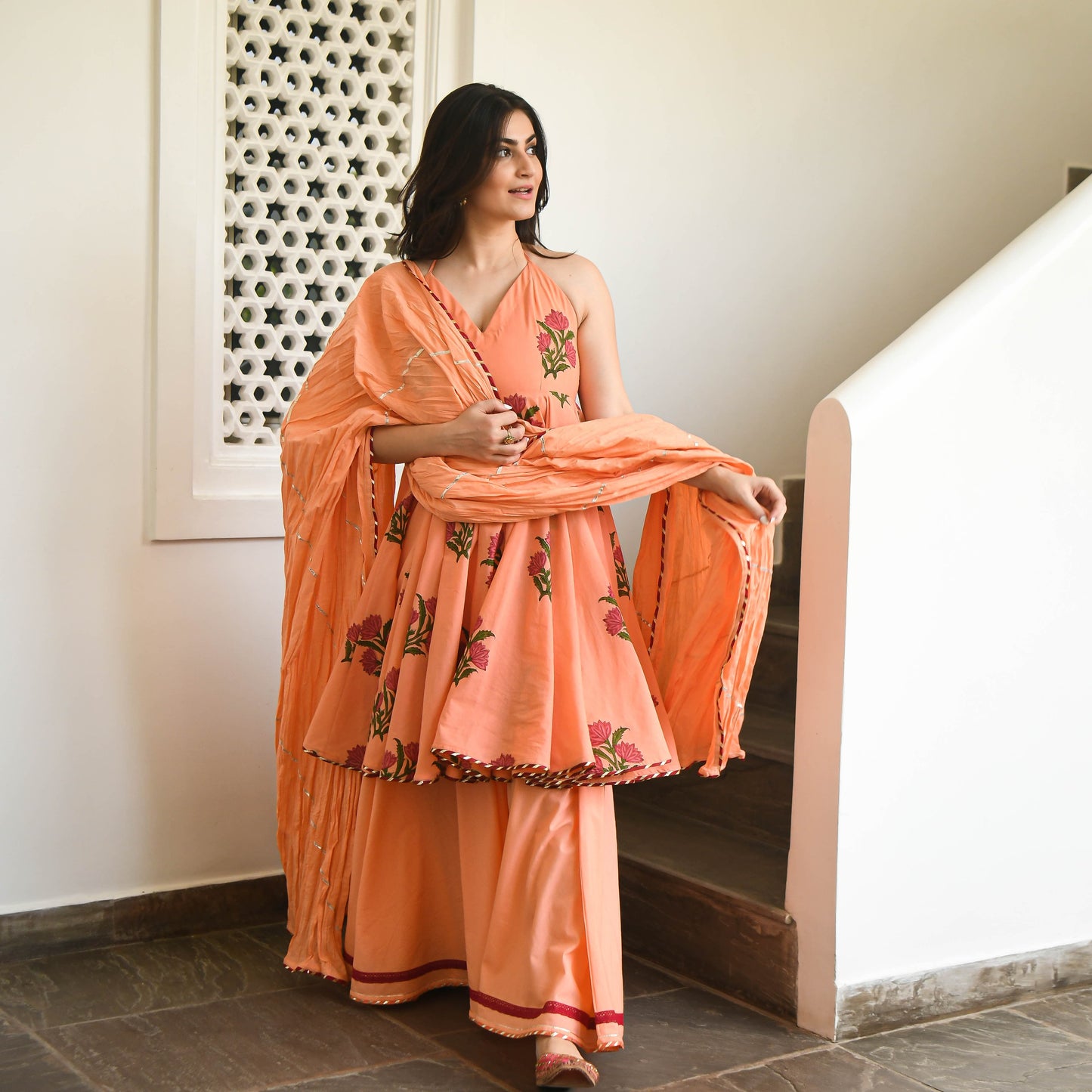 TRIKSHAN COTTON SUIT SET