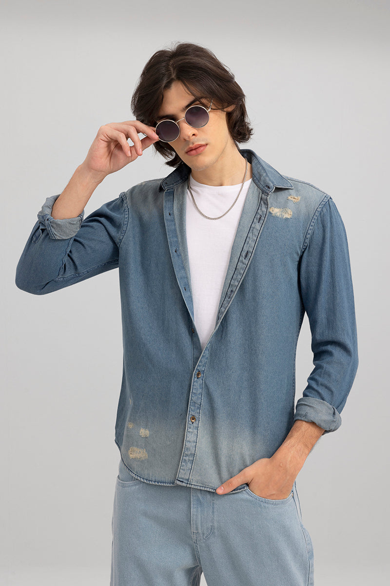 Inkast Blue Denim shirt | Relove