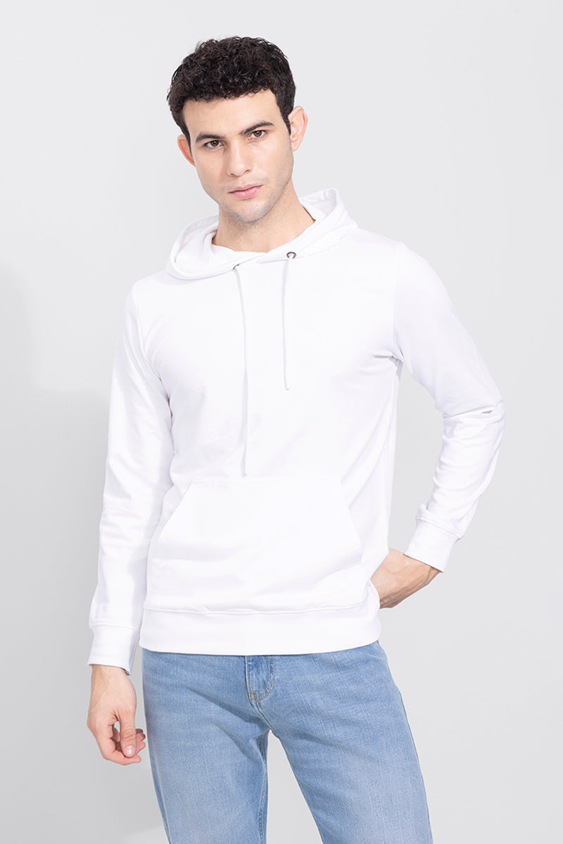 Solid White Hoodie | Relove