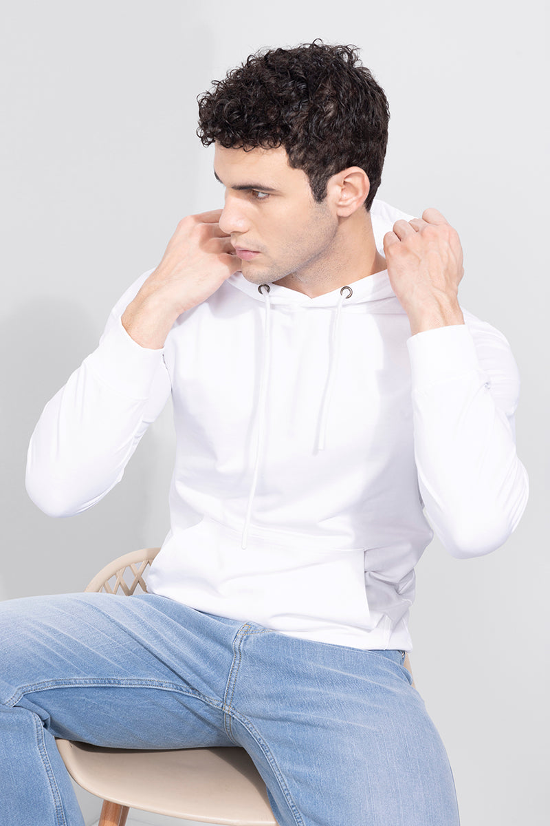 Solid White Hoodie | Relove