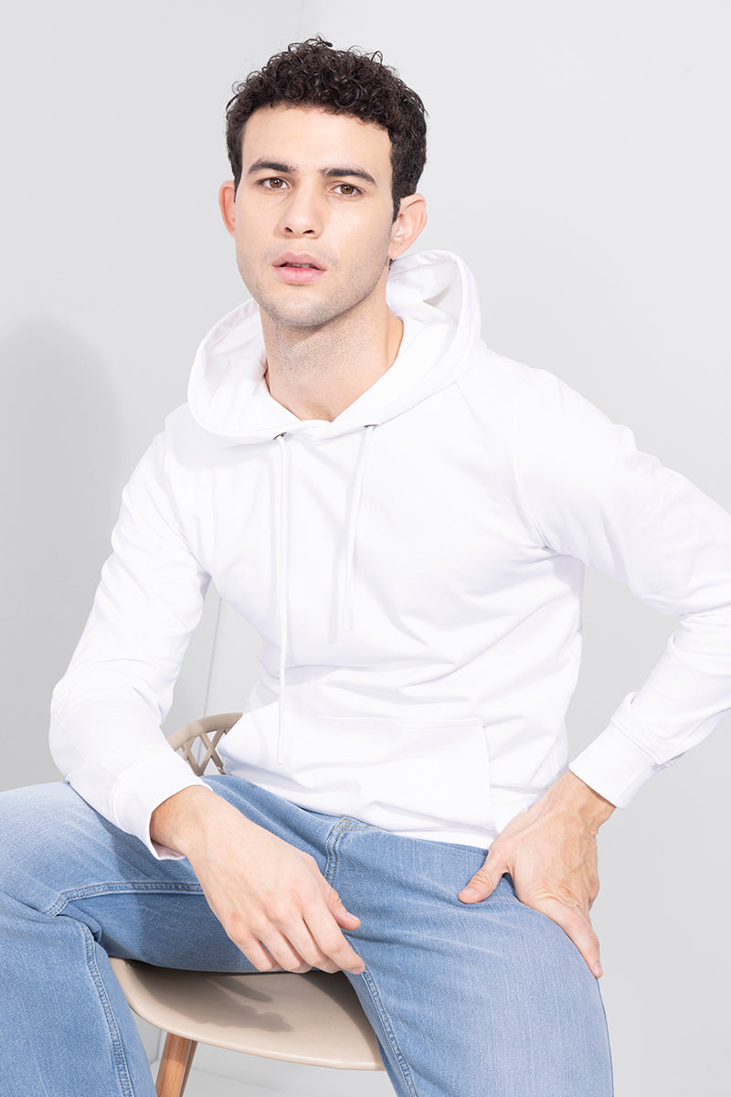 Solid White Hoodie | Relove