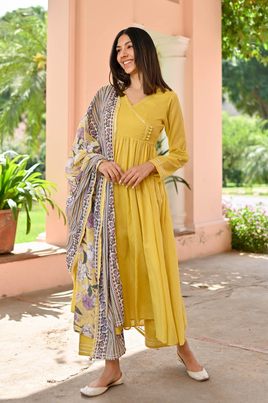 Diya Cotton Suit Set Trio | Relove