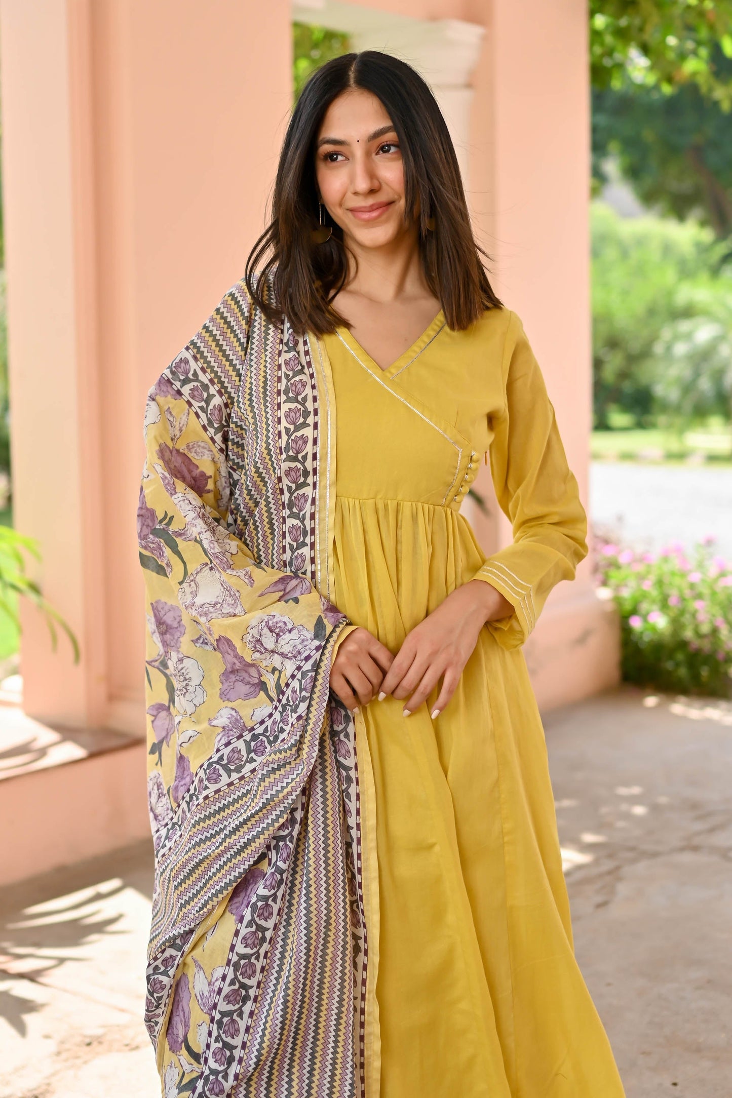 Diya Cotton Suit Set Trio | Relove