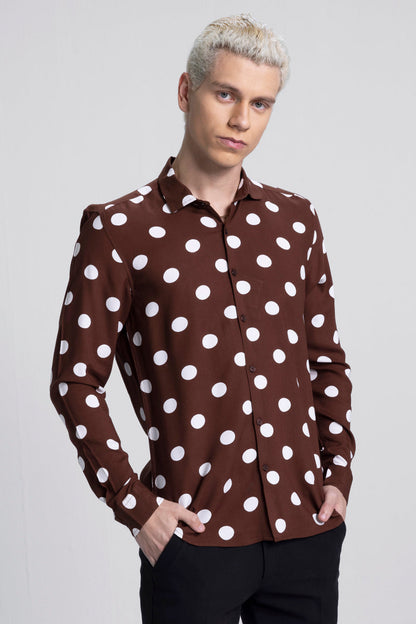 Flecks Brown Polka Dot | Relove