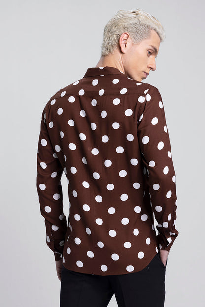 Flecks Brown Polka Dot | Relove