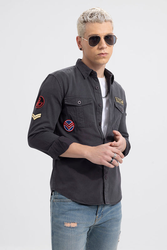 Novato Ash Grey Crago Shirt | Relove