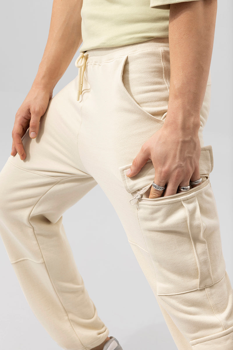 Envy Cream Baggy Jogger | Relove