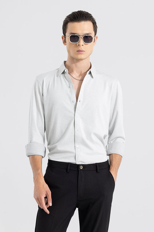 Flexile Stone Grey Shirt | Relove