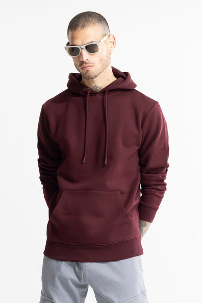 Glinter Maroon Hoodie | Relove