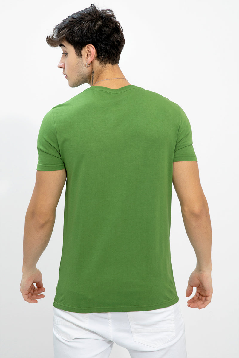 Camouflage Green T-Shirt - SNITCH