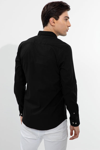 Soft-Hue Black Shirt | Relove