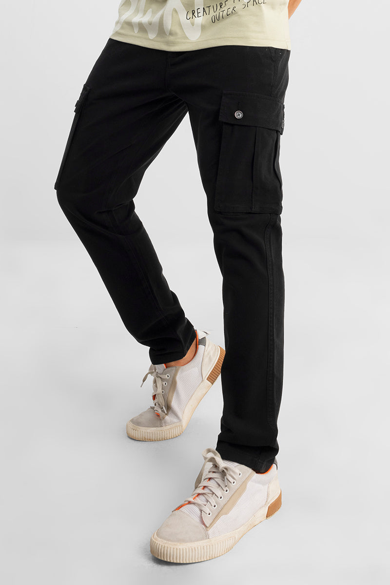 Brawny Black Cargo Pant | Relove