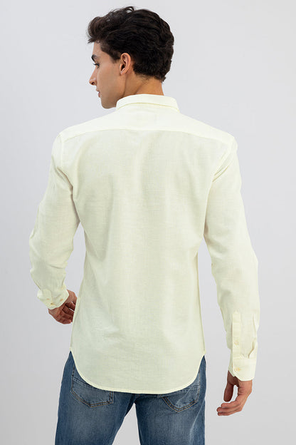 Trig Butter Yellow Linen Shirt | Relove