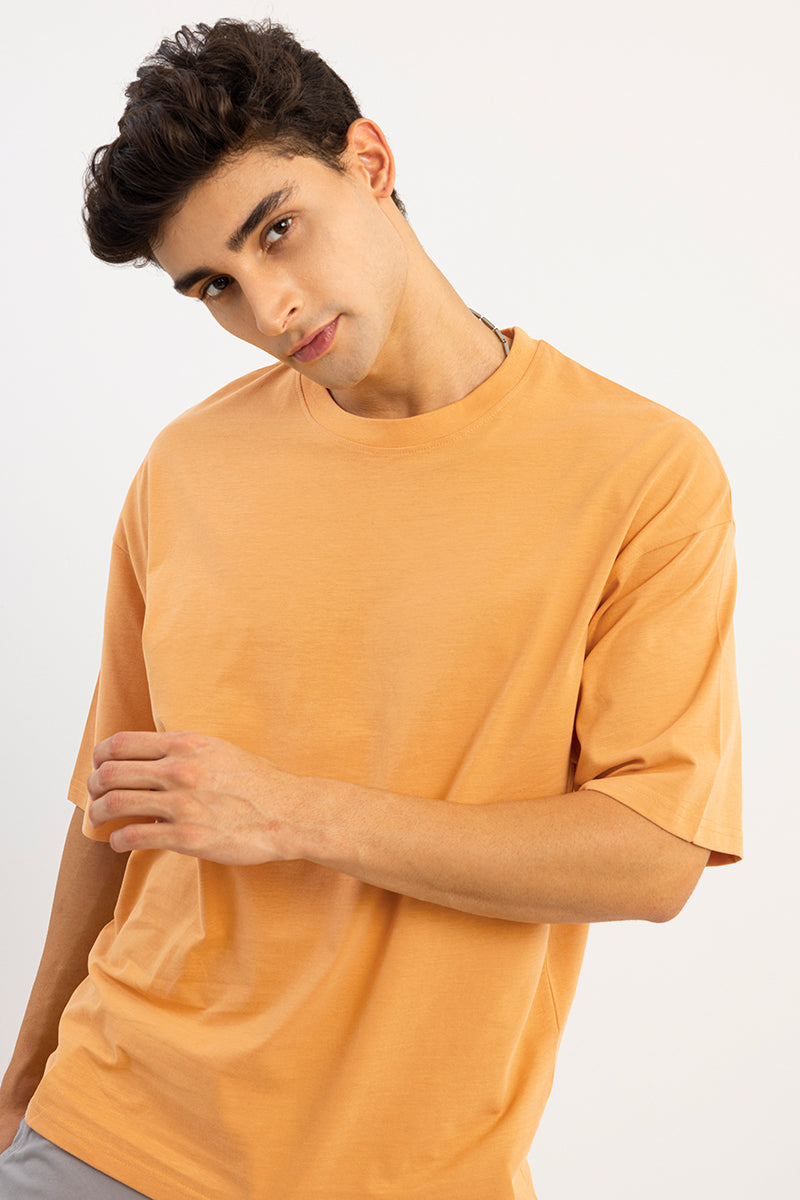 Rooted Mustard Oversized T-Shirt | Relove