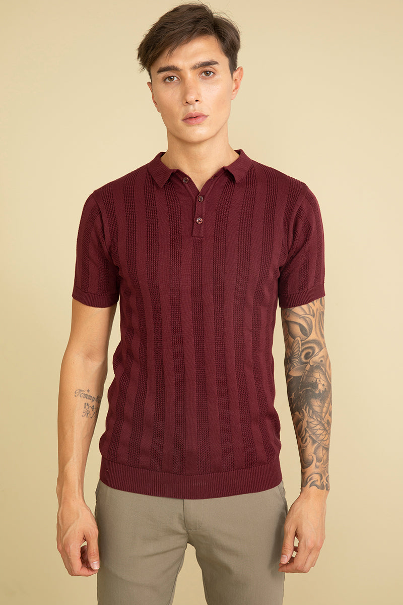 Elite Maroon T-Shirt - SNITCH