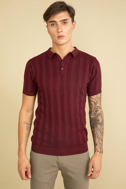 Elite Maroon T-Shirt - SNITCH