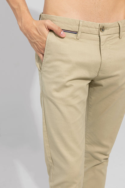 Fine Khaki Linen Pant | Relove