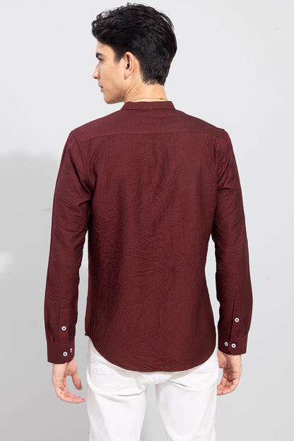 Smushed Maroon Shirt | Relove