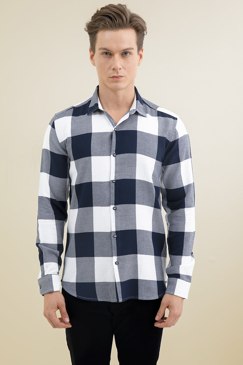 Twill Navy Shirt - SNITCH