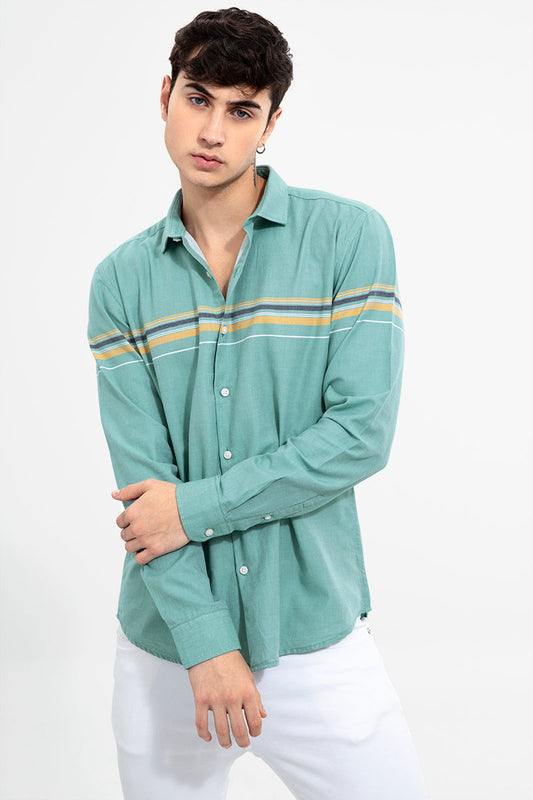 Ornate Green Shirt - SNITCH