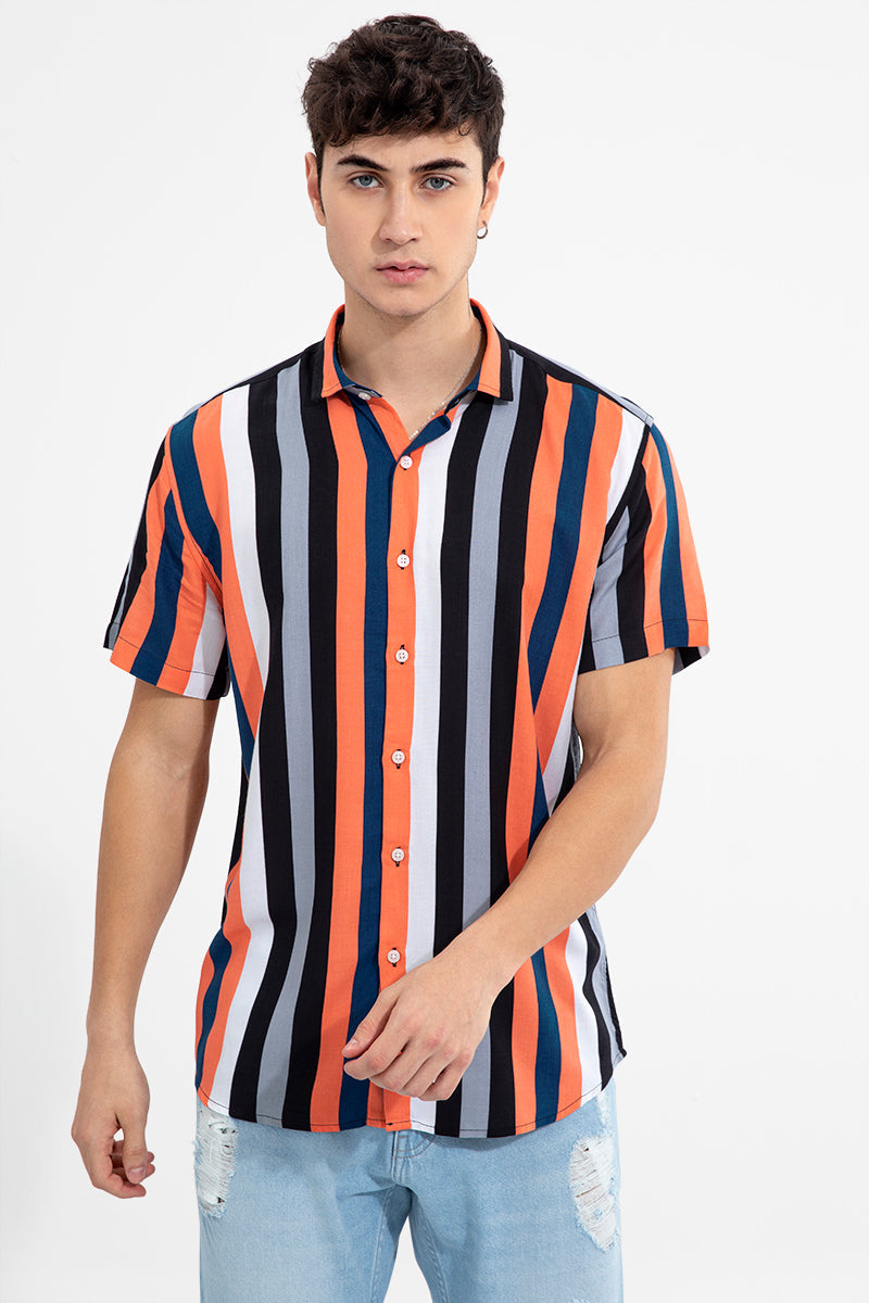 Bande Orange Shirt - SNITCH