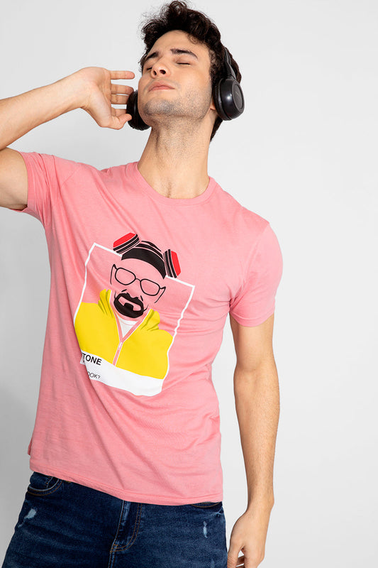 Wanna Cook Pink T-Shirt - SNITCH