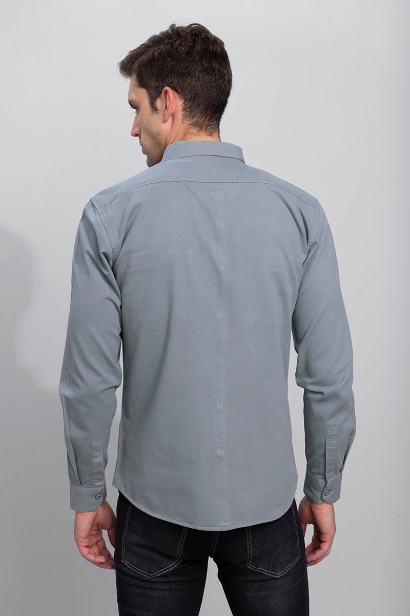 Twin Pocket Grey Shirt | Relove