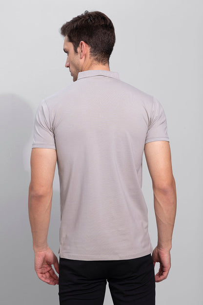 Diego Grey Polo T-Shirt | Relove