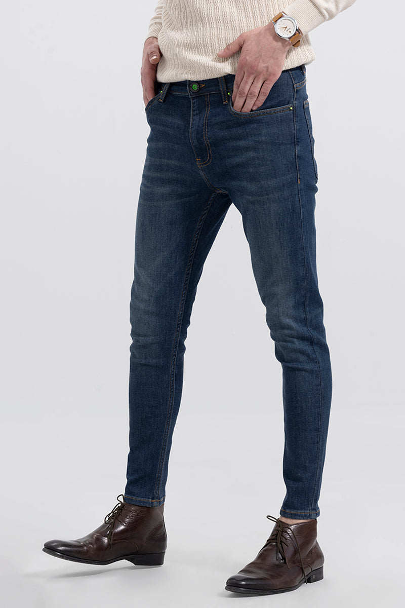 Zack Mid Blue Skinny Jeans | Relove