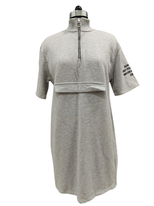 ZARA Grey Jersey Dress | Relove