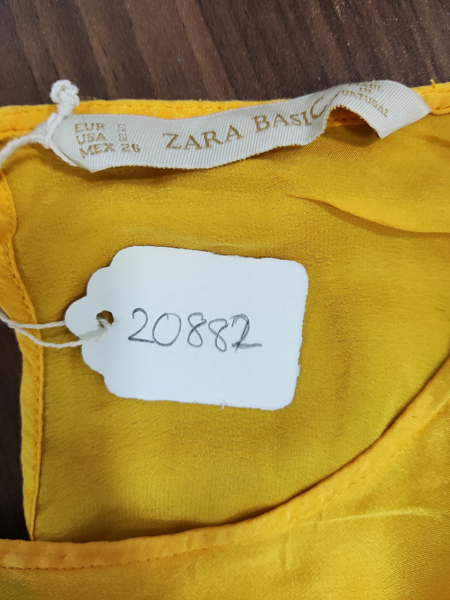 ZARA Yellow Ochre Poncho Top | Relove