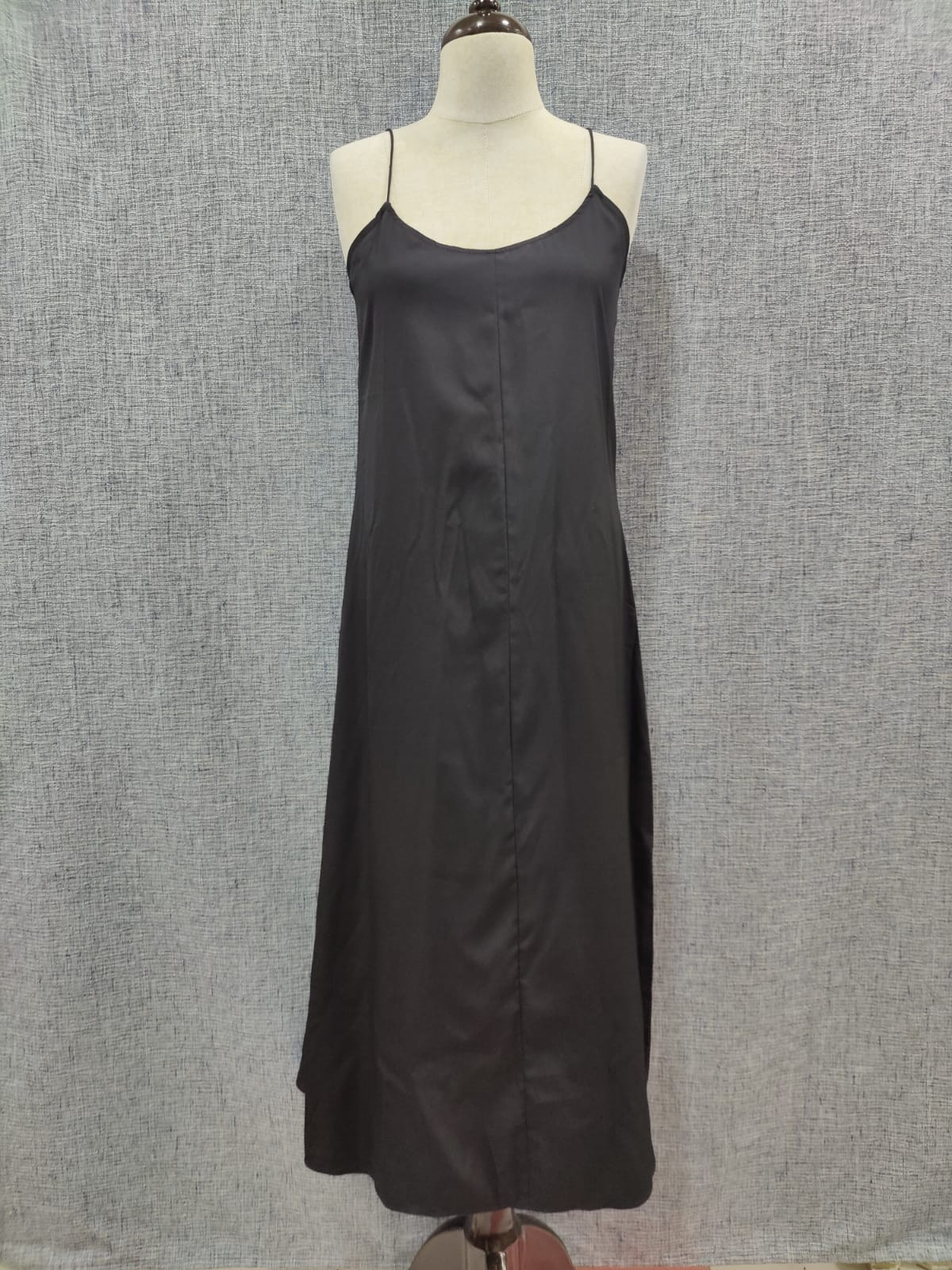 ZARA Black Sheer Lace Dress With Slip | Relove