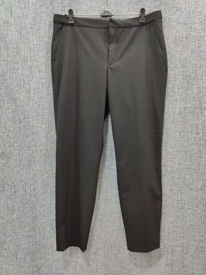 ZARA Solid Black Trouser Pants | Relove