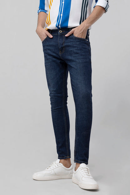 Rijjo Mid Blue Skinny Jeans | Relove