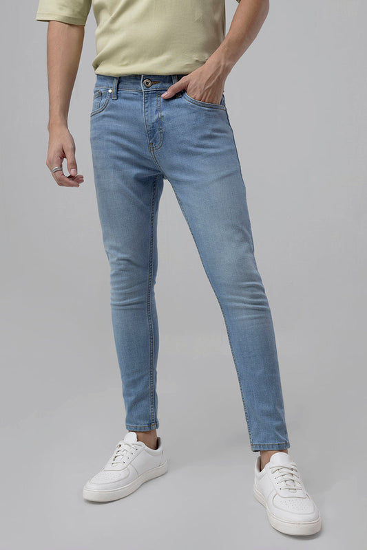 Rijjo Sky Blue Skinny Jeans | Relove