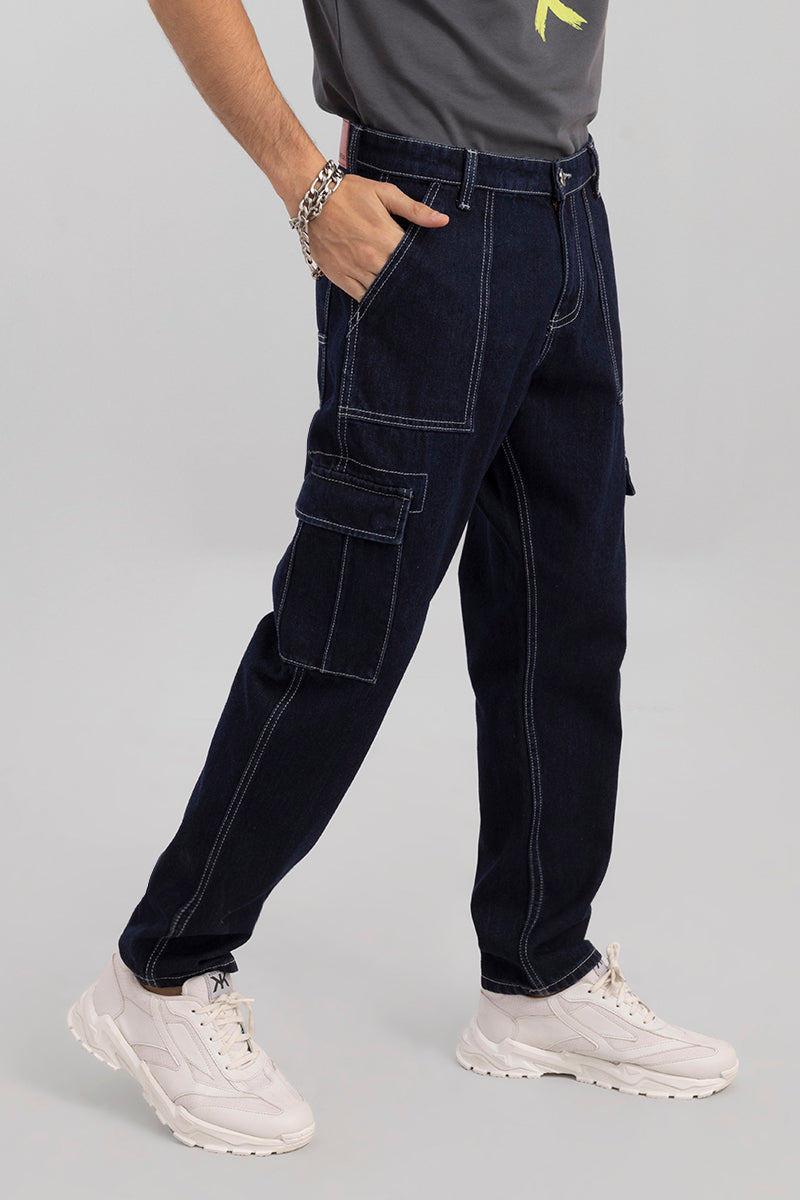 Blue Baggy Fit Jeans | Relove