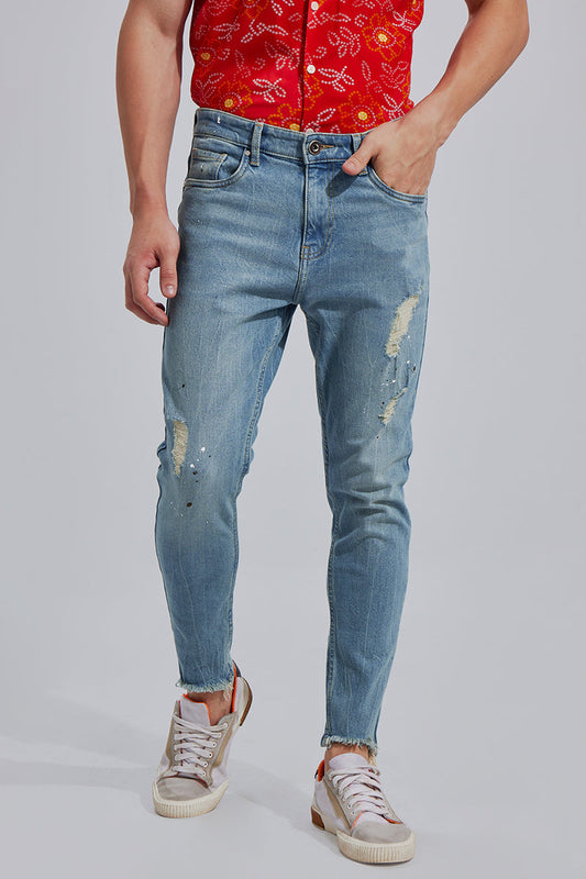 Fraye Sky Blue Skinny Jeans | Relove