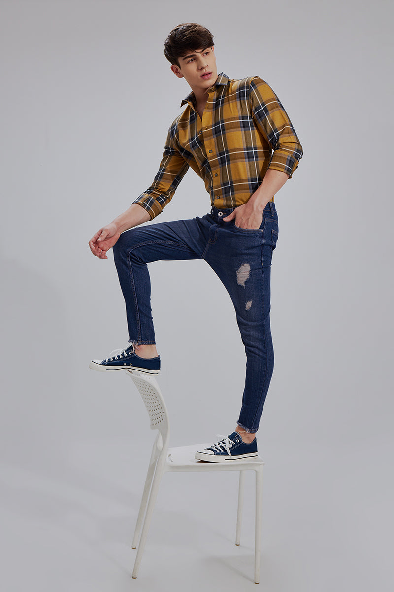 Fraye Mid Blue Skinny Jeans | Relove