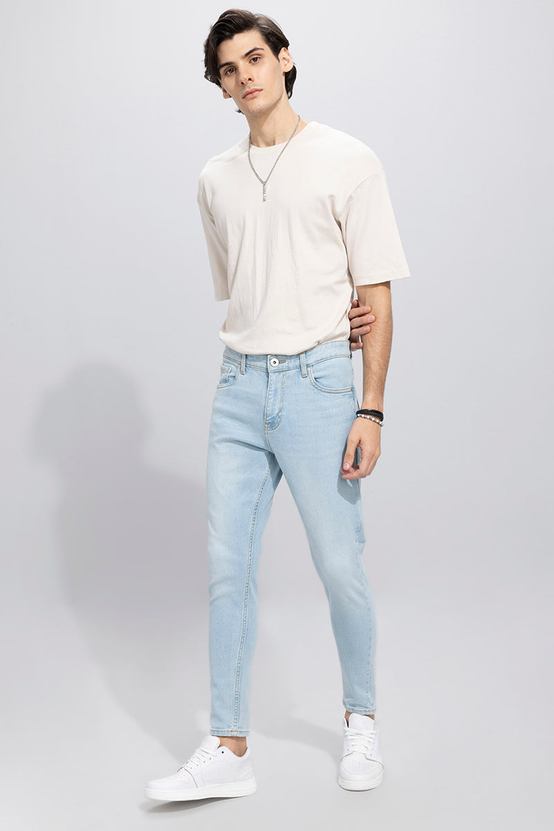 Vasper Ice Blue Skinny Jeans | Relove