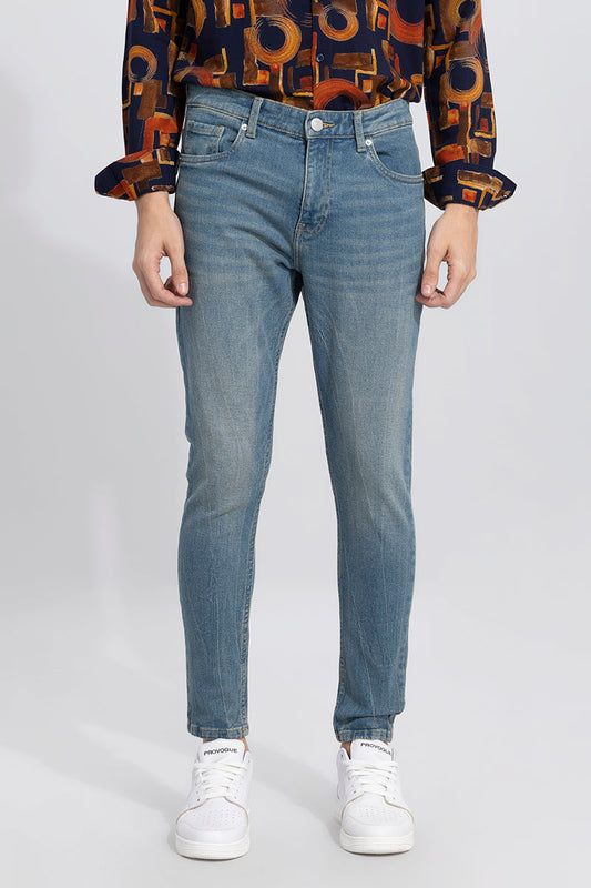 Vasper Steel Blue Skinny Jeans | Relove