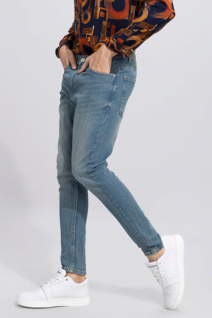 Vasper Steel Blue Skinny Jeans | Relove
